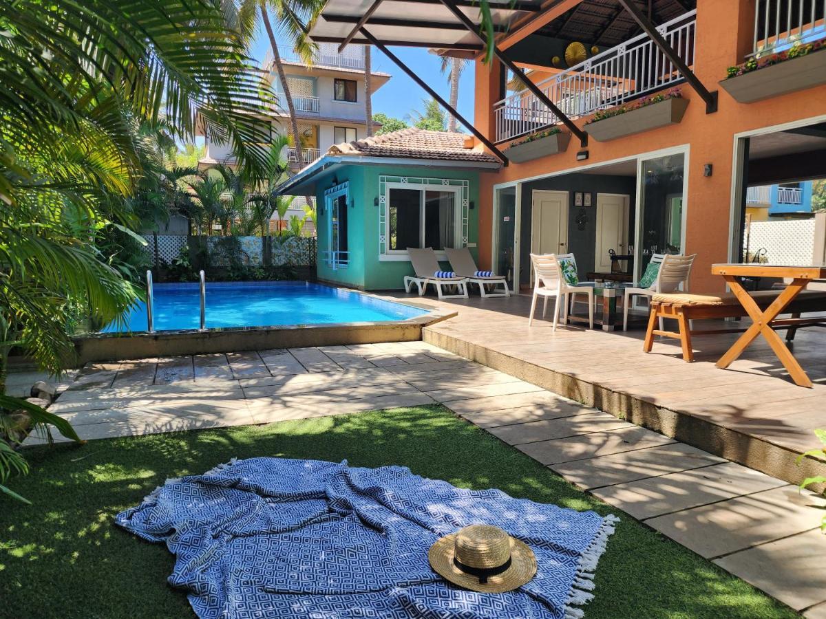Beach 7 Mins Walk Luxury Villa Diva Calangute Extérieur photo